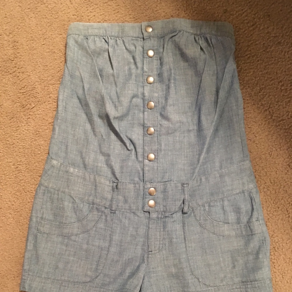 Express Chambray Romper
